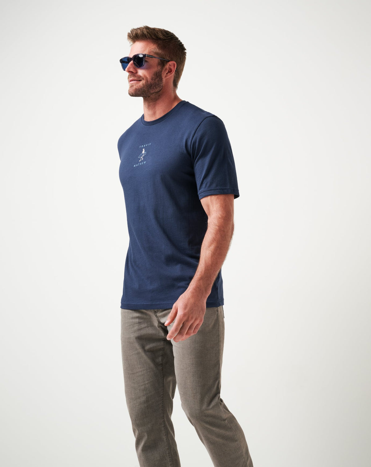 Triple Up Tee Total Eclipse | Travis Mathew