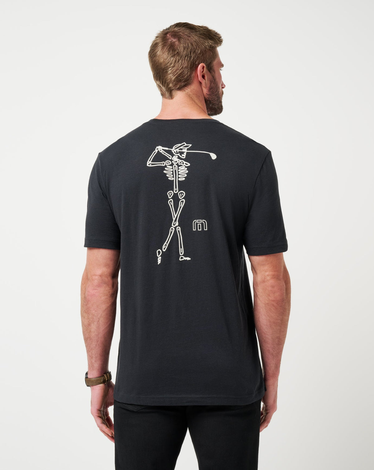Course Rules Tee Black | Travis Mathew