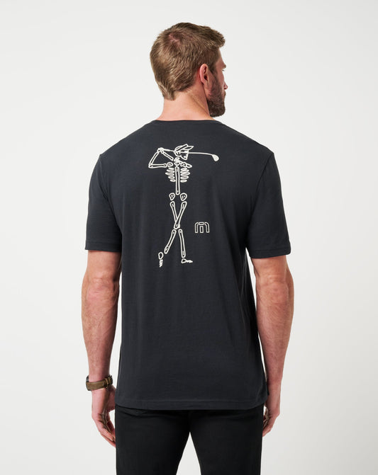 Course Rules Tee Black | Travis Mathew