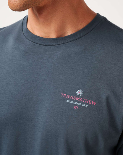 Piece Of Paradise Tee Mood Indigo/Vintage Indigo | Travis Mathew