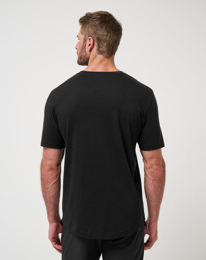 End Around Tee Black | Travis Mathew