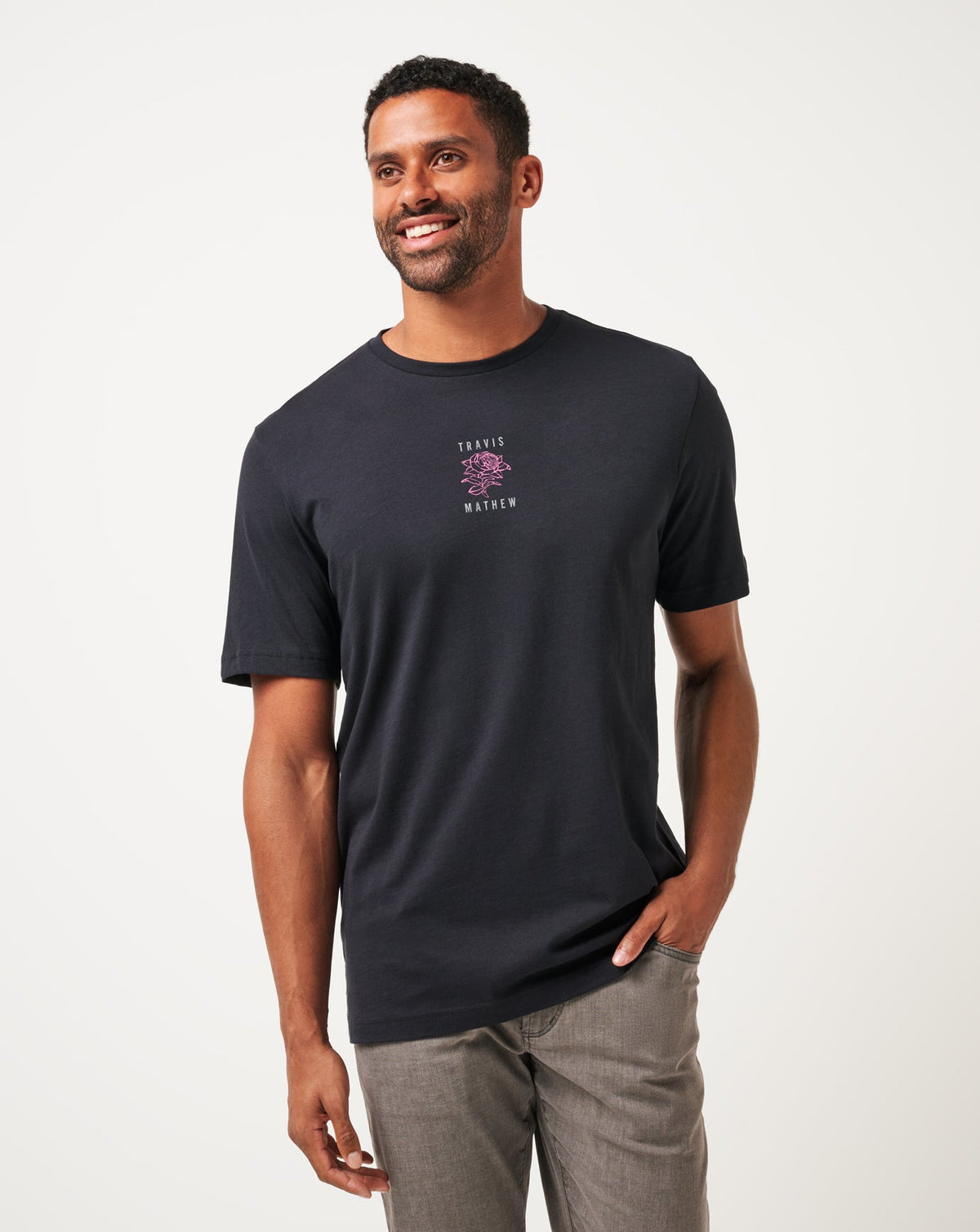 Passport Tee Black | Travis Mathew