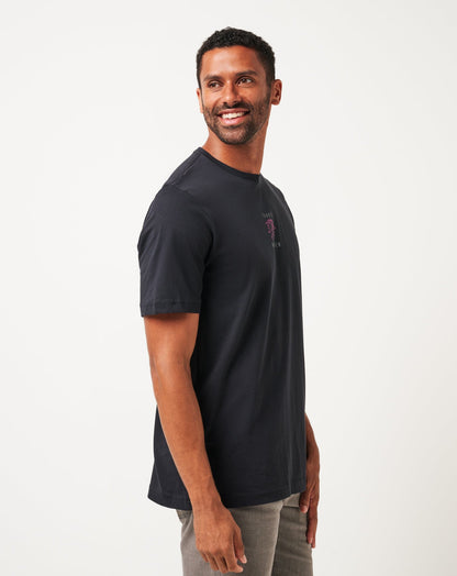 Passport Tee Black | Travis Mathew
