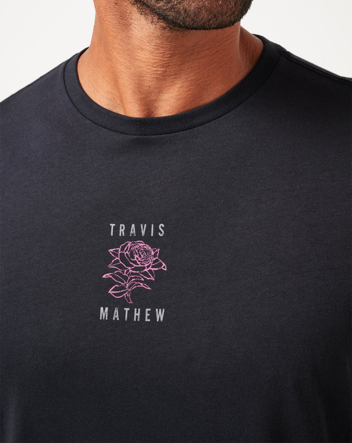 Passport Tee Black | Travis Mathew
