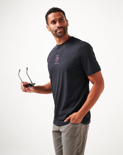 Passport Tee Black | Travis Mathew