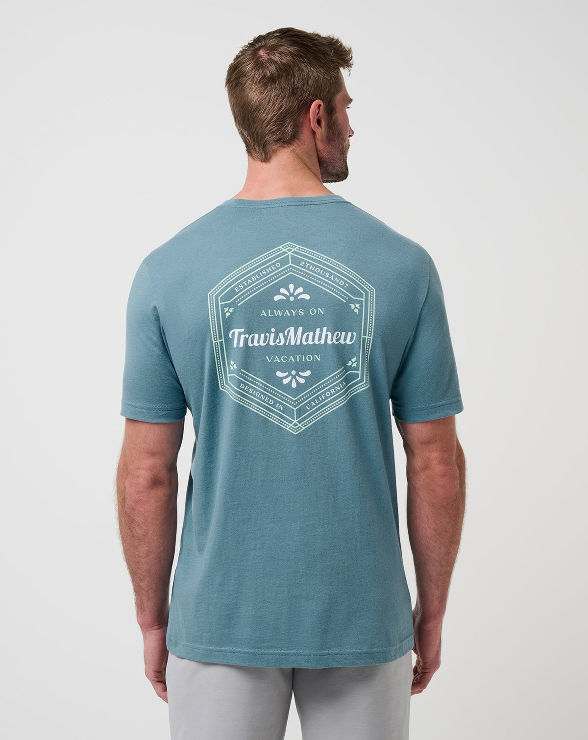 Maximum Stay Tee Captains Blue | Travis Mathew
