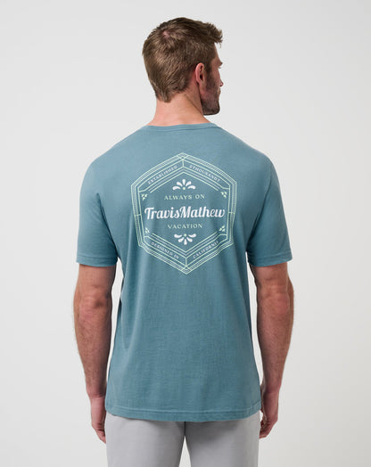 Maximum Stay Tee Captains Blue | Travis Mathew