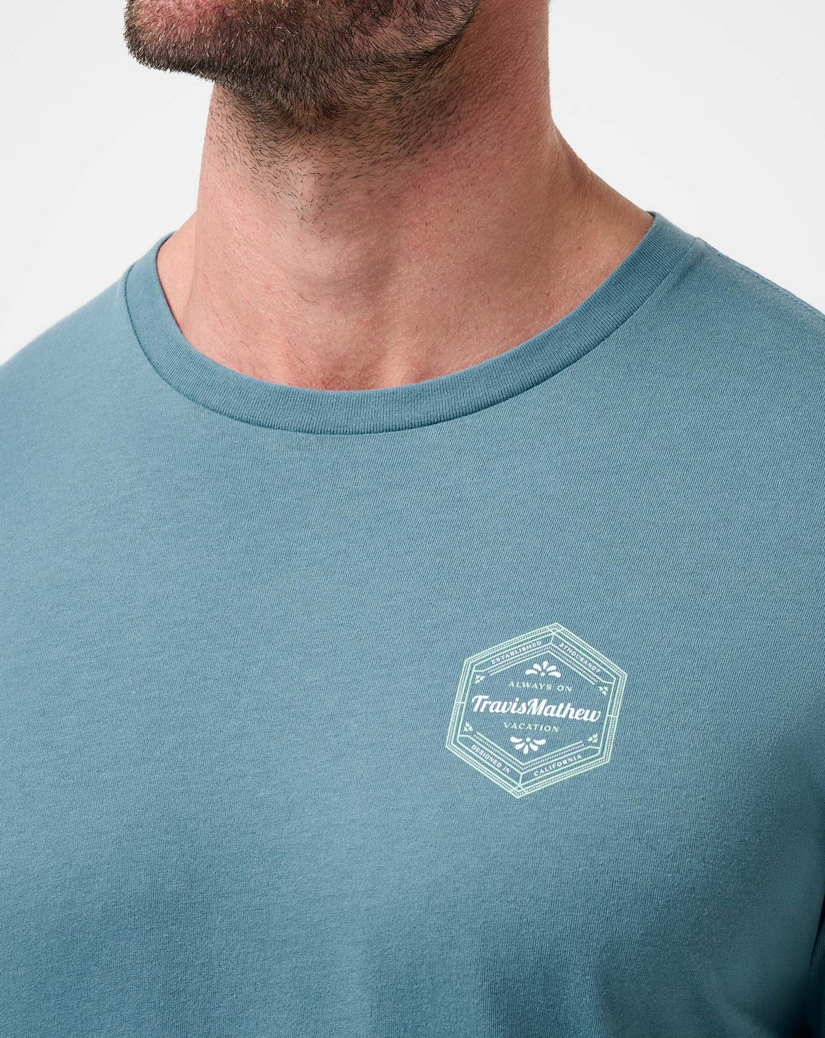 Maximum Stay Tee Captains Blue | Travis Mathew