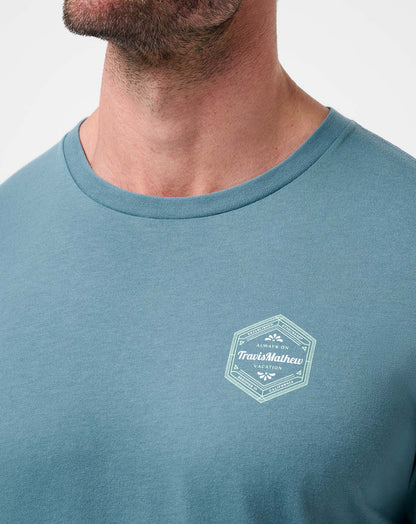 Maximum Stay Tee Captains Blue | Travis Mathew
