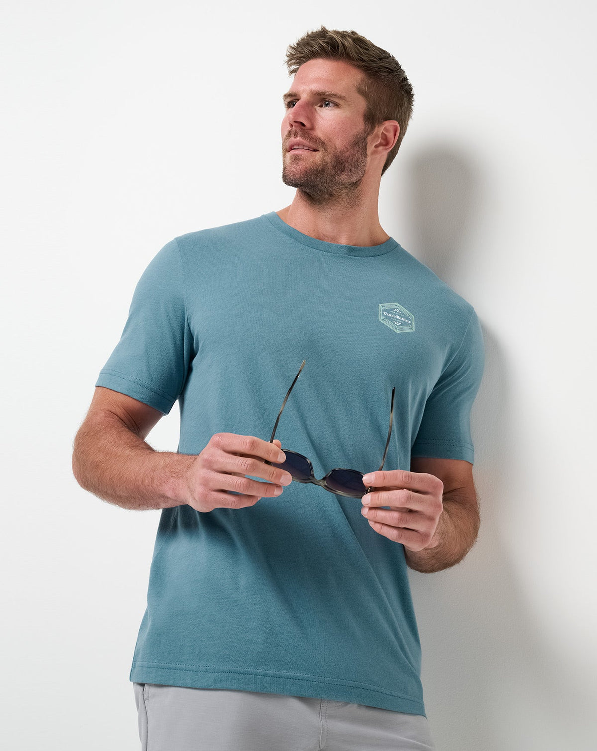 Maximum Stay Tee Captains Blue | Travis Mathew