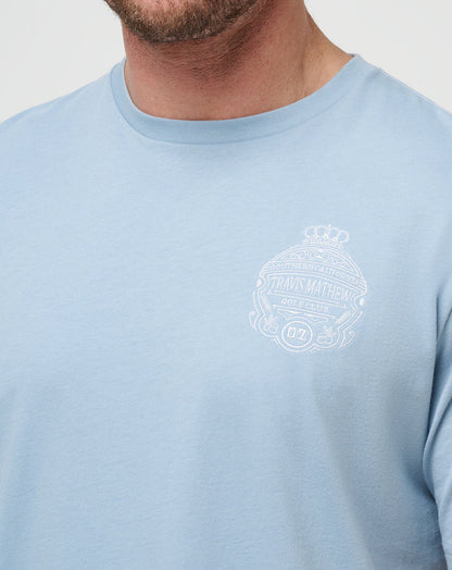 Name Association Tee Dusty Blue | Travis Mathew