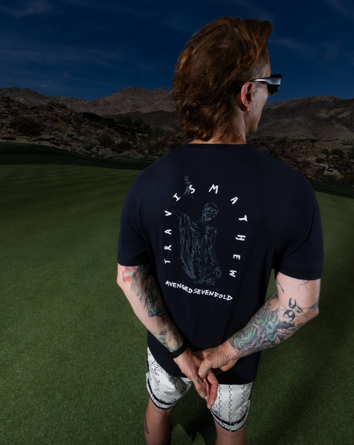 Shepherd Of Fire Tee Black | Travis Mathew