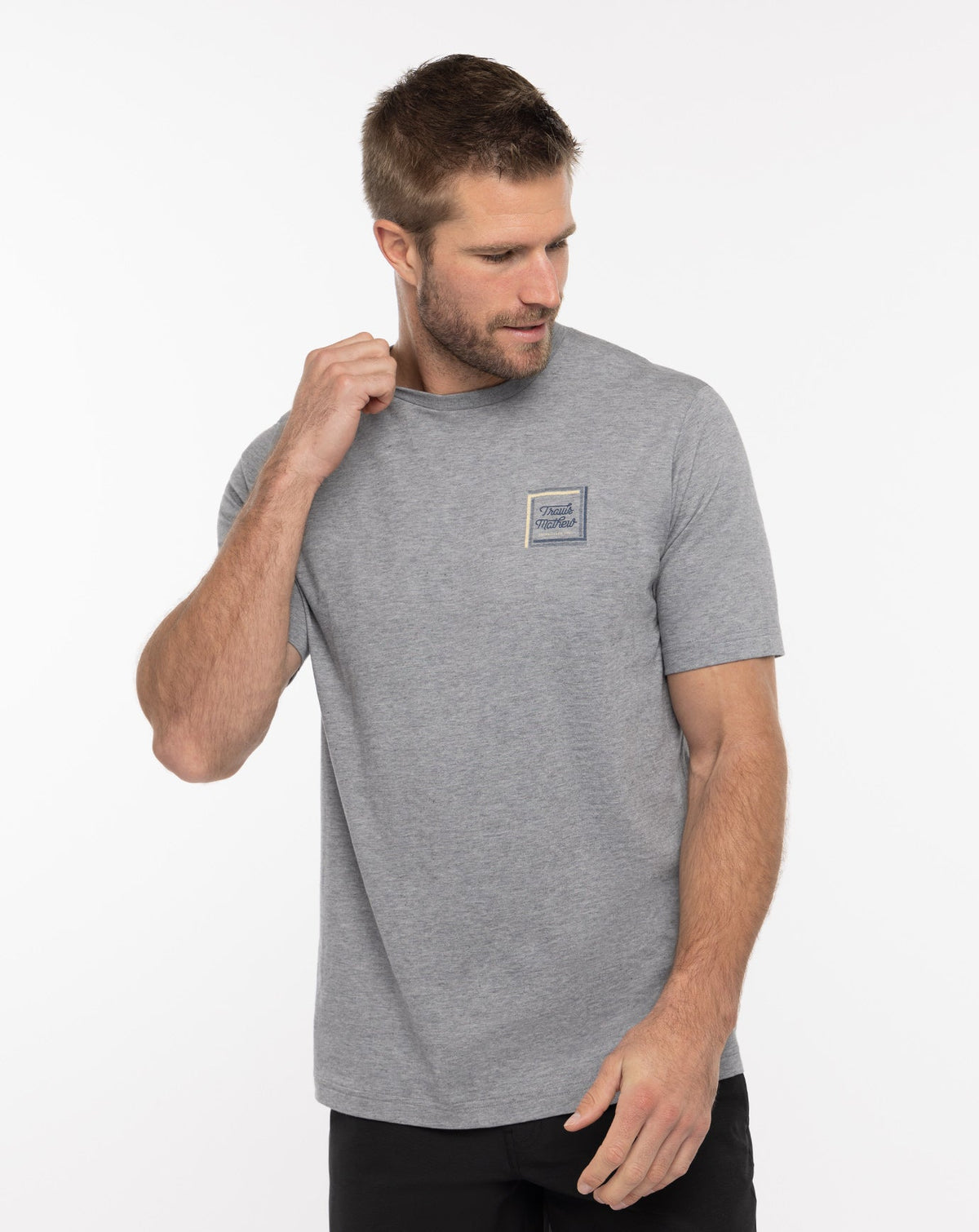 Riviera Maya Tee Heather Grey | Travis Mathew
