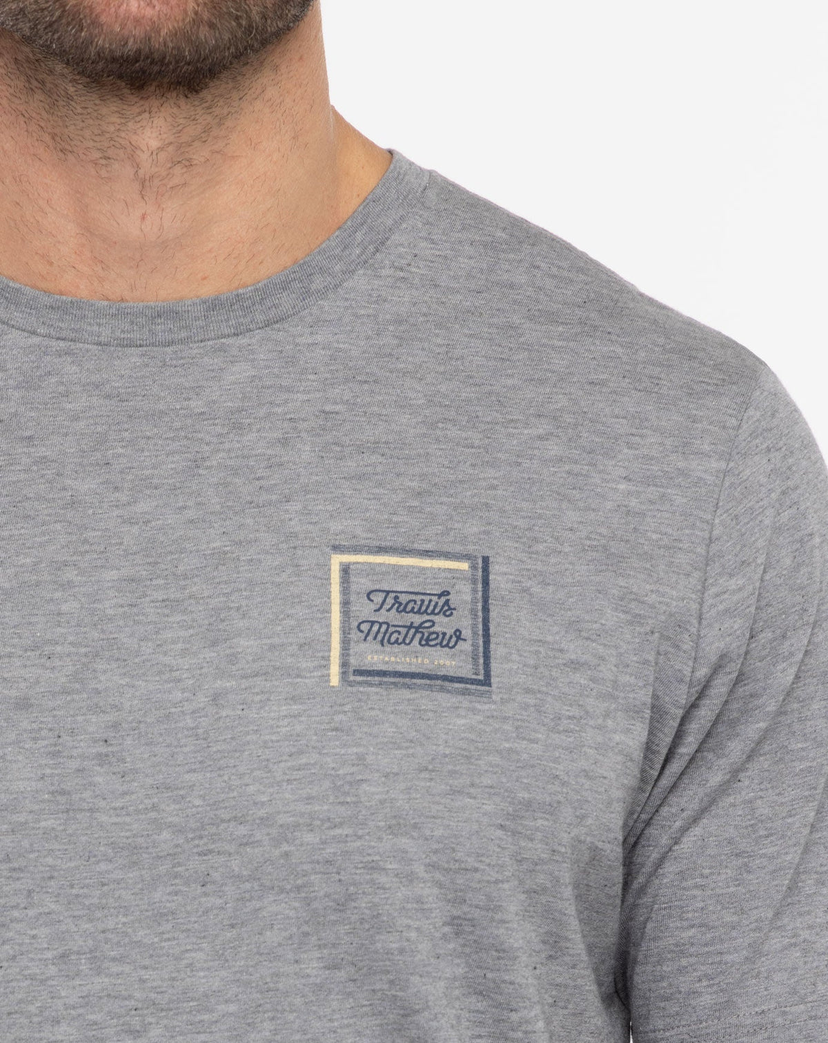 Riviera Maya Tee Heather Grey | Travis Mathew