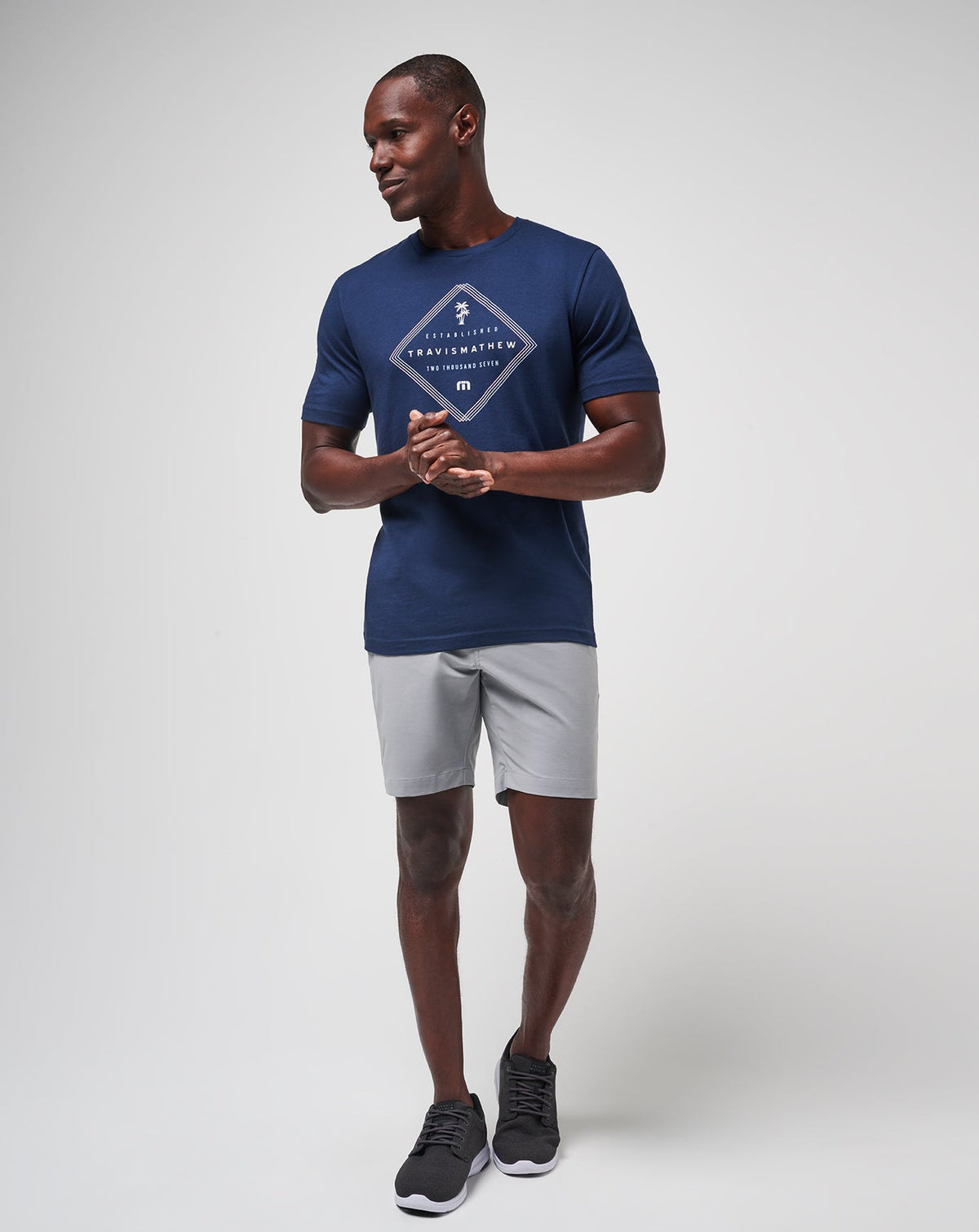 Barrel Ride Tee Total Eclipse | Travis Mathew