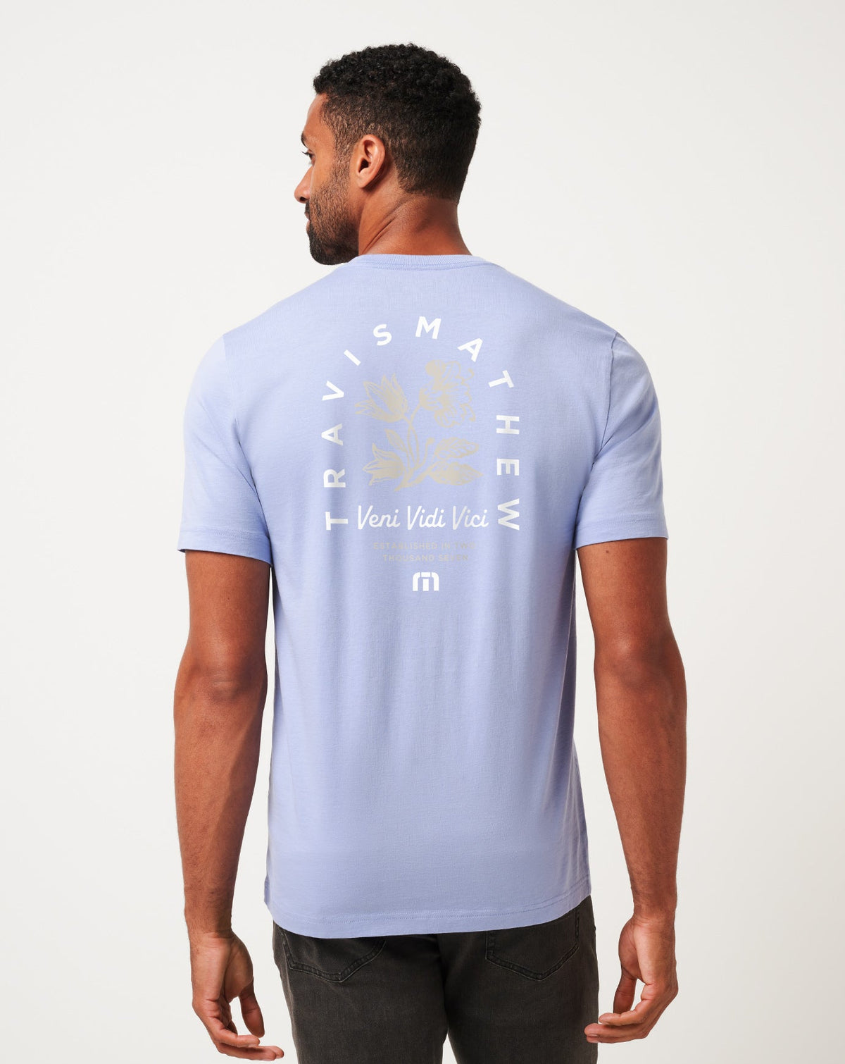 Night Diver Tee Heather Violet Storm | Travis Mathew