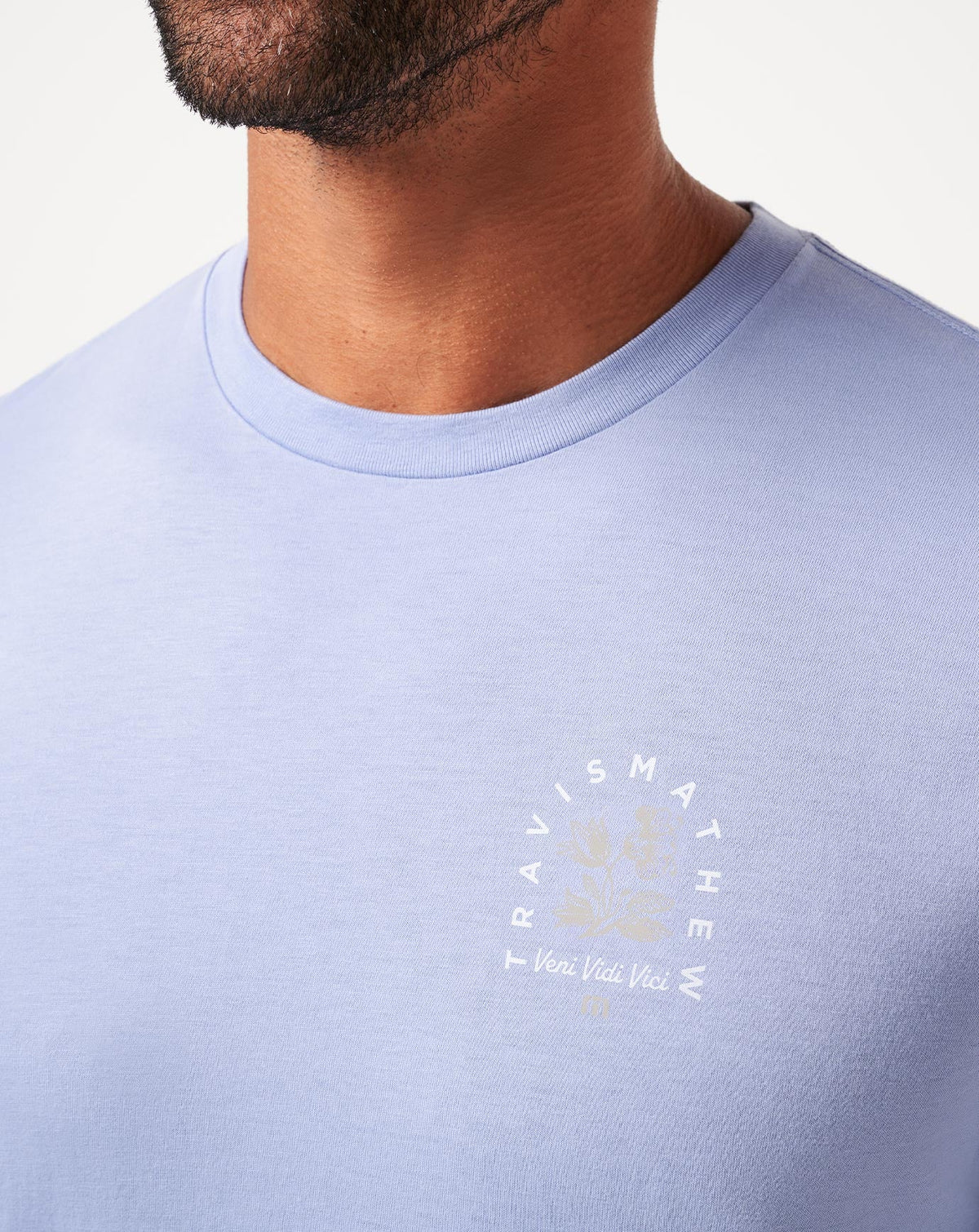 Night Diver Tee Heather Violet Storm | Travis Mathew