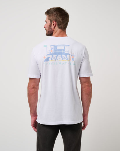 Key West Kiss Tee White | Travis Mathew