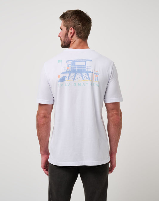 Key West Kiss Tee White | Travis Mathew
