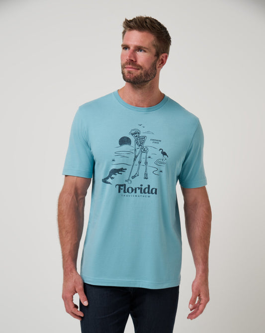 Sunshine Shore Tee Cameo | Travis Mathew