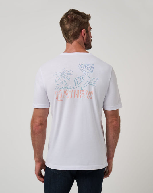 Siesta 2.0 Tee White | Travis Mathew