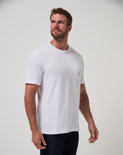 Siesta 2.0 Tee White | Travis Mathew