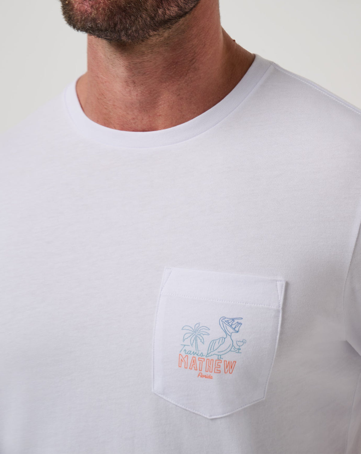 Siesta 2.0 Tee White | Travis Mathew