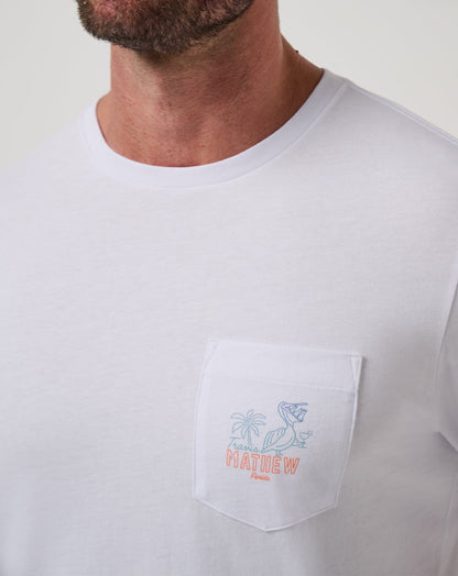 Siesta 2.0 Tee White | Travis Mathew