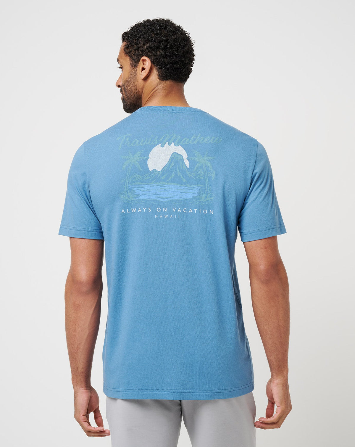 Bungalow Bliss Tee Stellar Blue | Travis Mathew