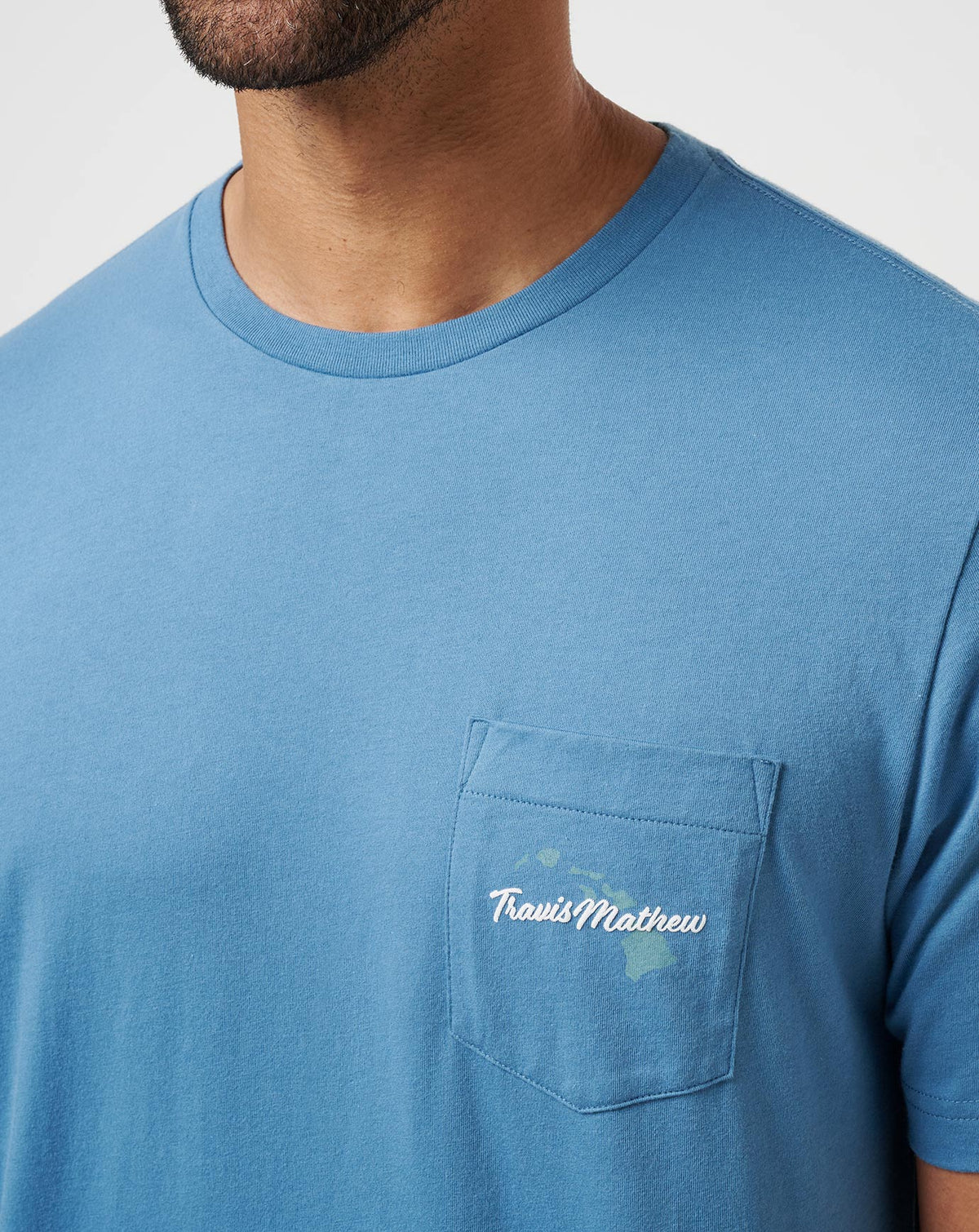 Bungalow Bliss Tee Stellar Blue | Travis Mathew