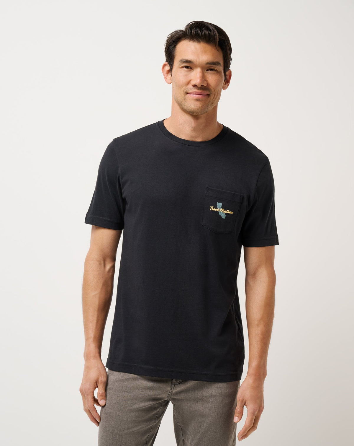 Pacific Grove Tee Black | Travis Mathew