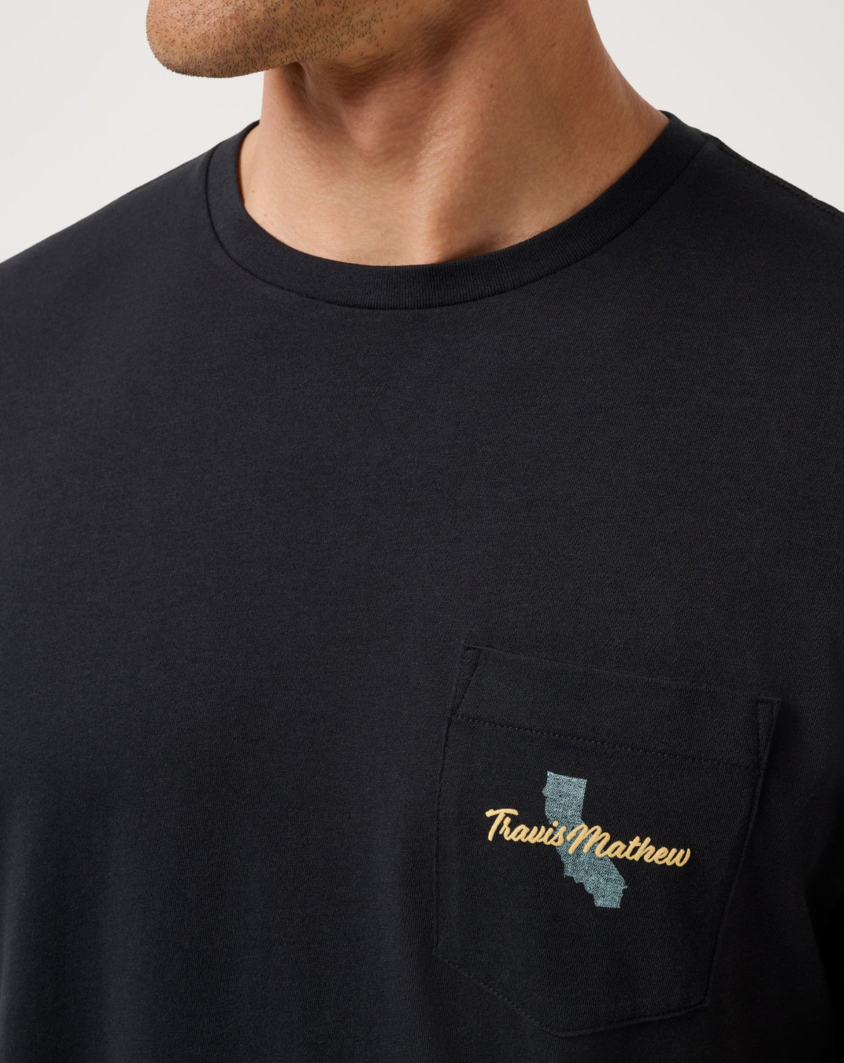Pacific Grove Tee Black | Travis Mathew