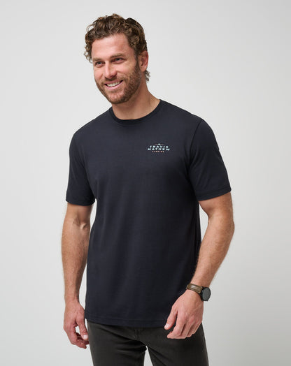 Nautical Nines Tee Black | Travis Mathew