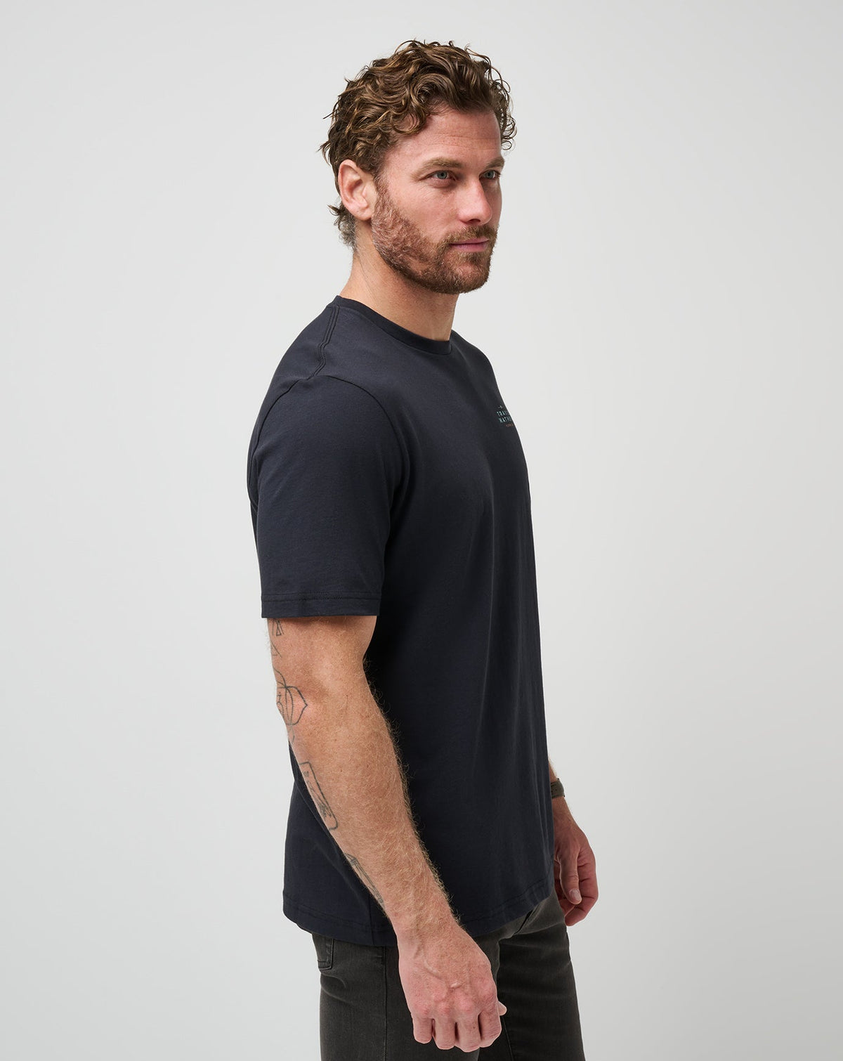 Nautical Nines Tee Black | Travis Mathew