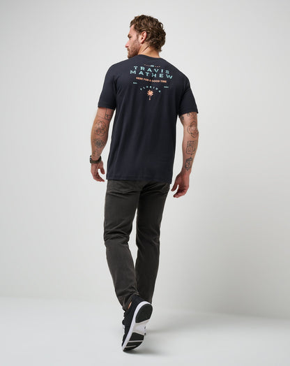 Nautical Nines Tee Black | Travis Mathew
