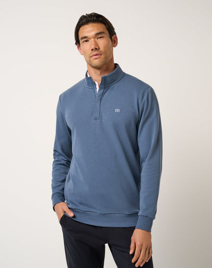Cloud Quarter Zip 2.0 Bering Sea | Travis Mathew