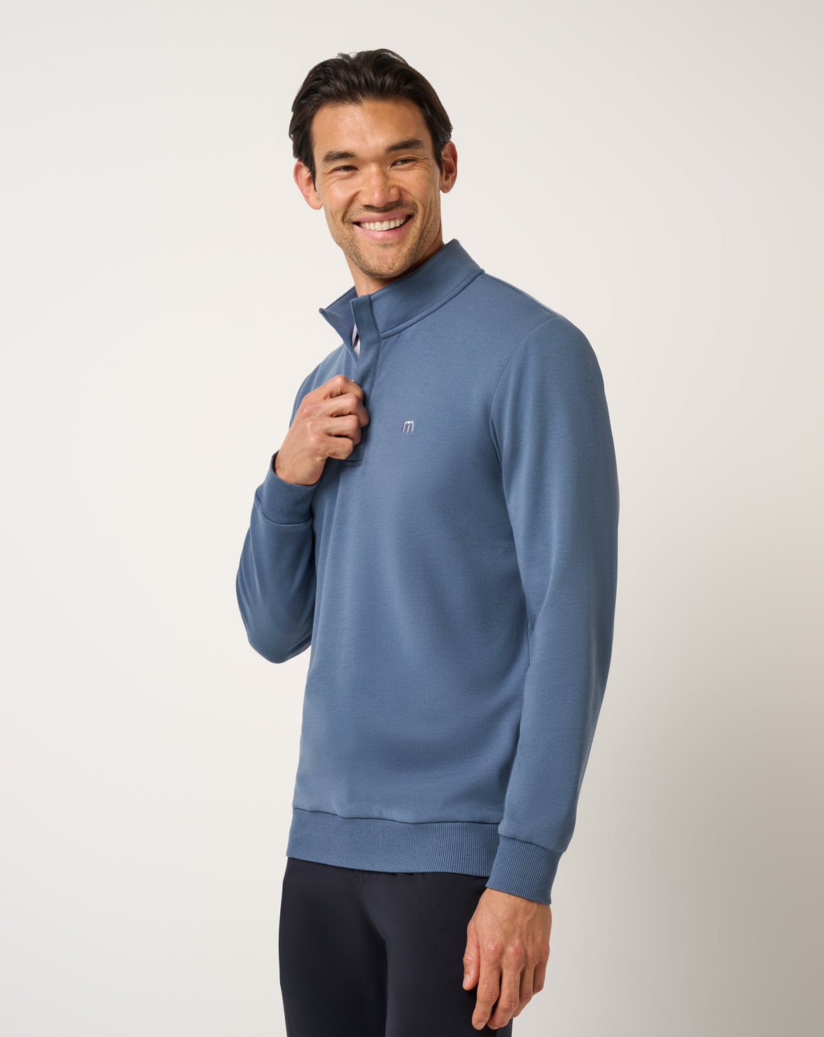 Cloud Quarter Zip 2.0 Bering Sea | Travis Mathew