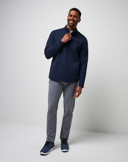 Transatlantic Quarter Zip Total Eclipse | Travis Mathew