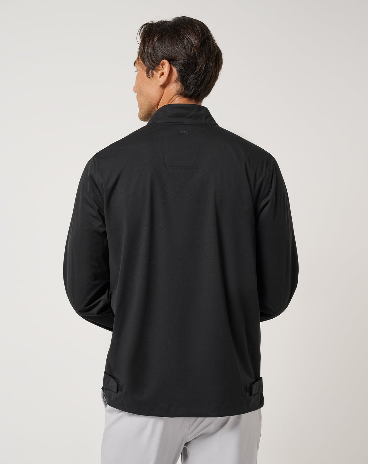 On Course 2.0 Quarter Zip Black | Travis Mathew