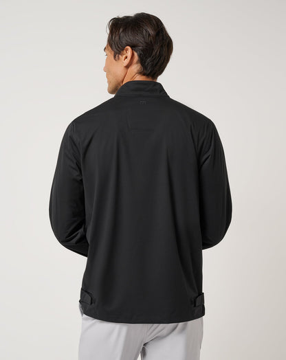 On Course 2.0 Quarter Zip Black | Travis Mathew