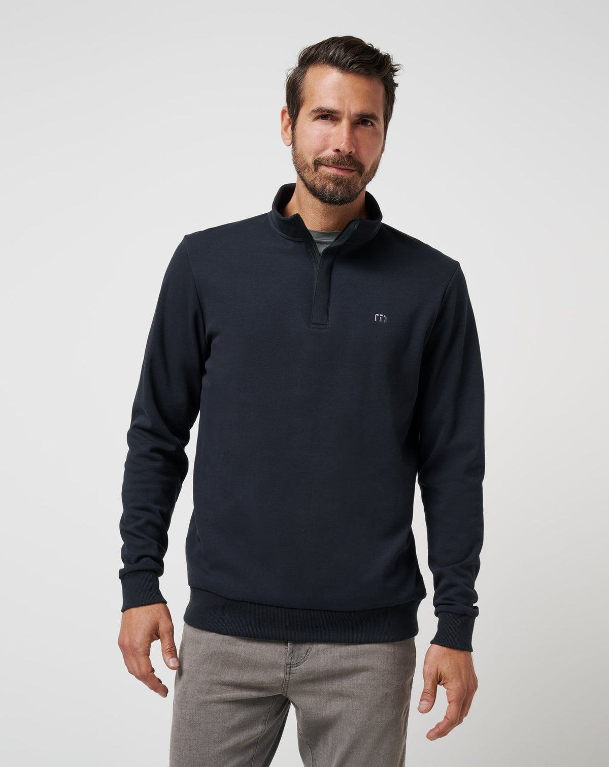 Cloud Quarter Zip 2.0 Black | Travis Mathew