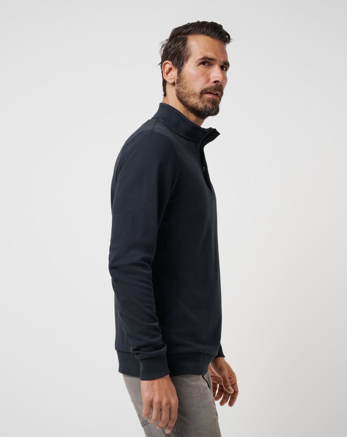 Cloud Quarter Zip 2.0 Black | Travis Mathew