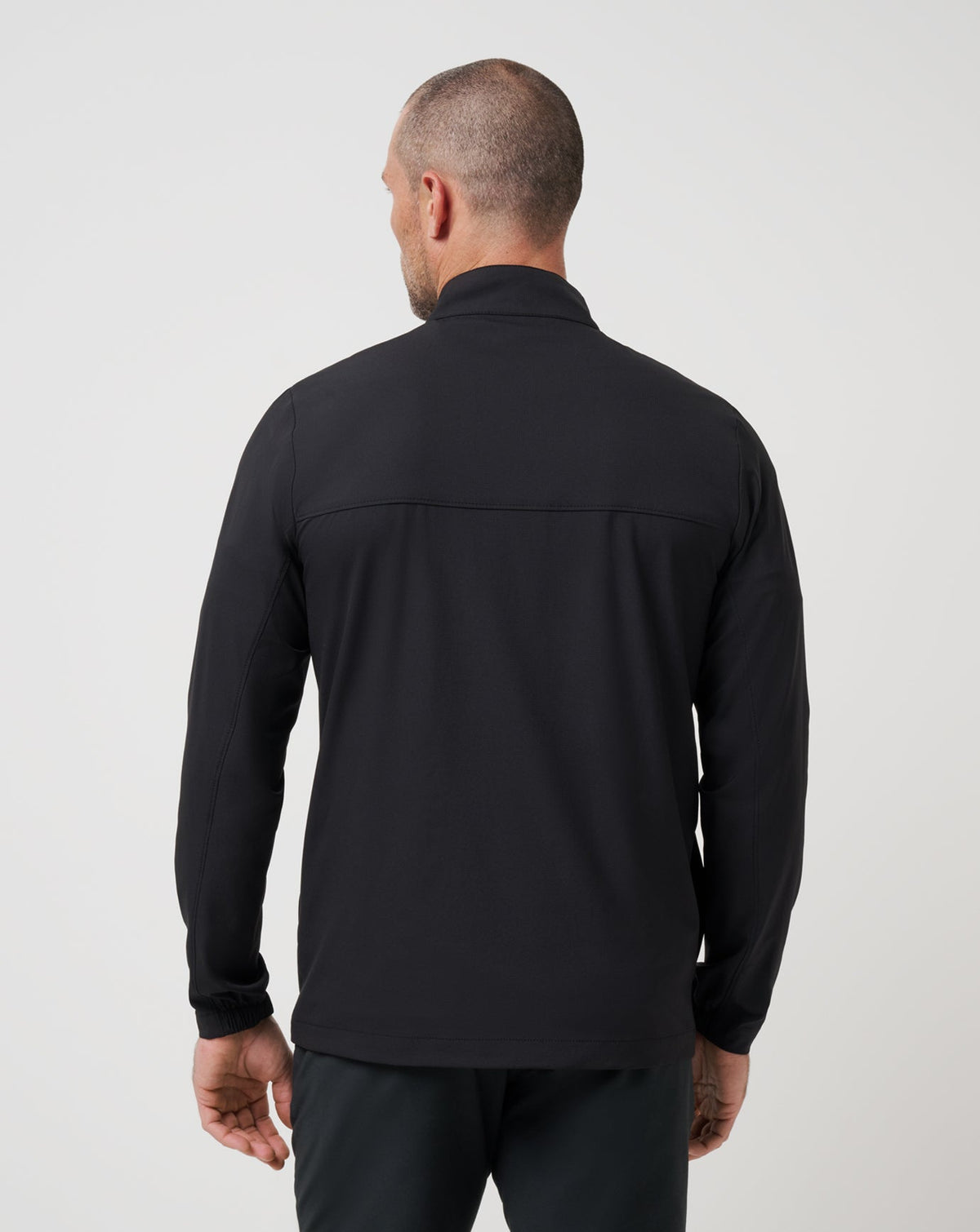 Wanderlust Quarter Zip Black | Travis Mathew