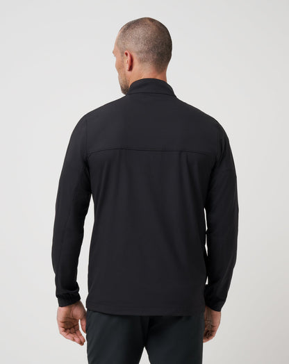 Wanderlust Quarter Zip Black | Travis Mathew