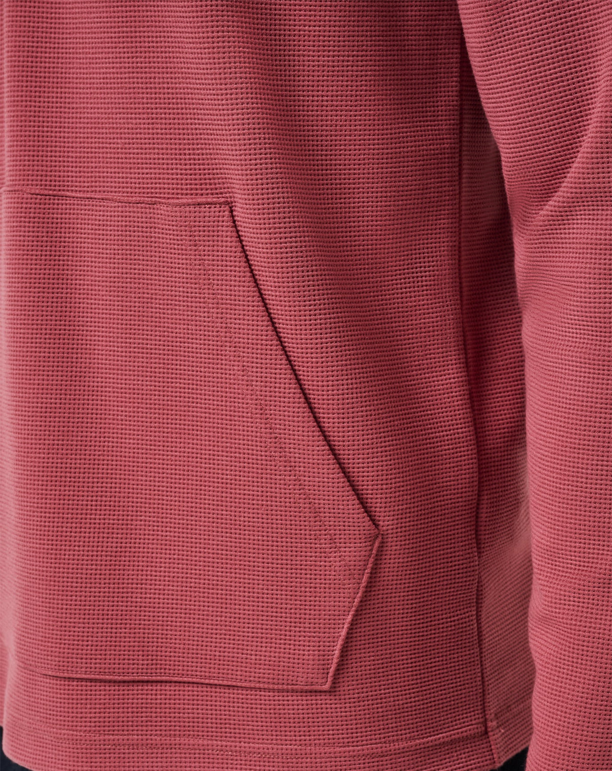 Performance Waffle Quarter Zip Roan Rouge | Travis Mathew
