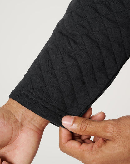 Transatlantic Quarter Zip Black | Travis Mathew