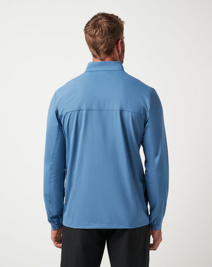 Wanderlust Quarter Zip Copen Blue | Travis Mathew