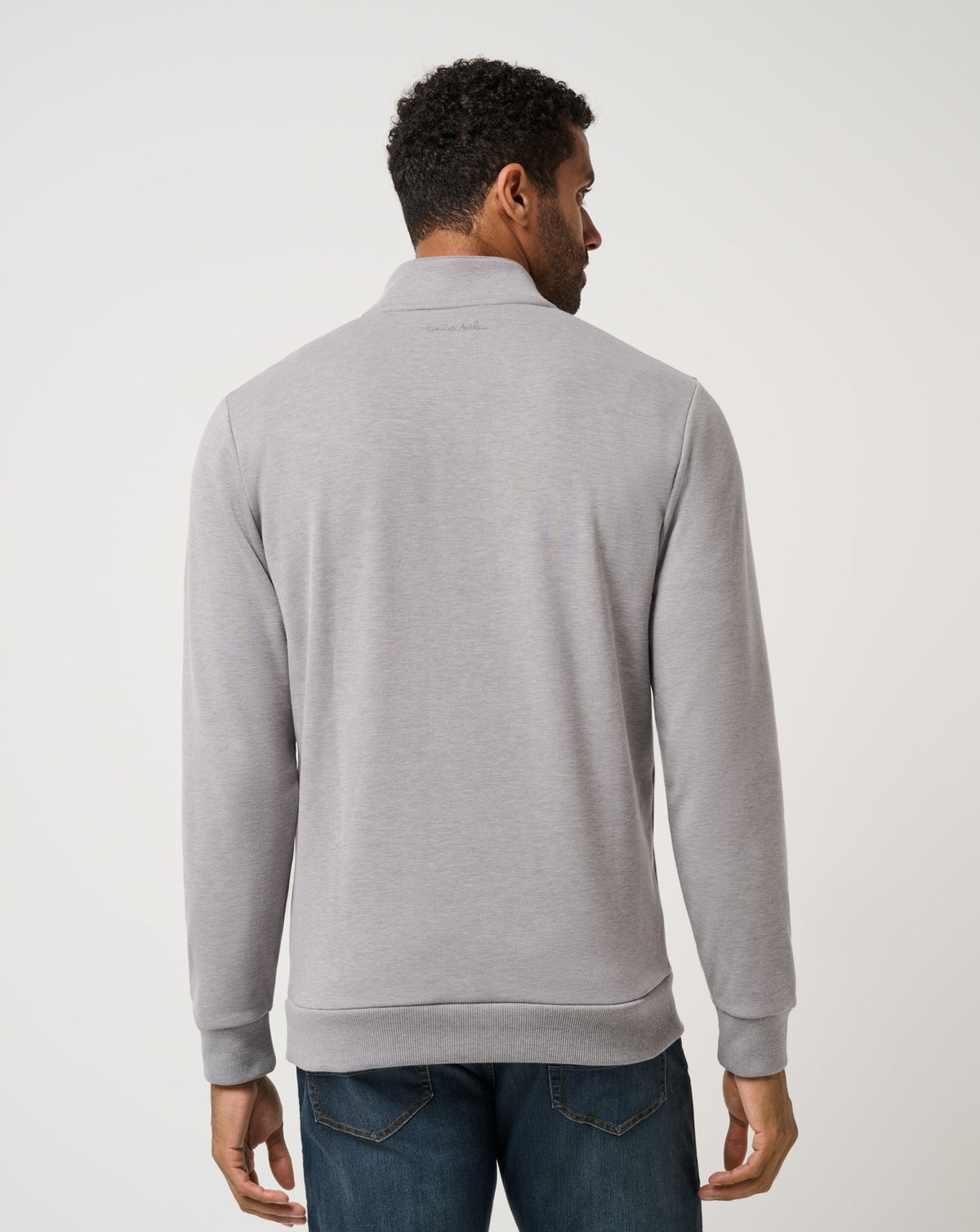 Cloud Quarter Zip 2.0 Heather Medium Grey | Travis Mathew