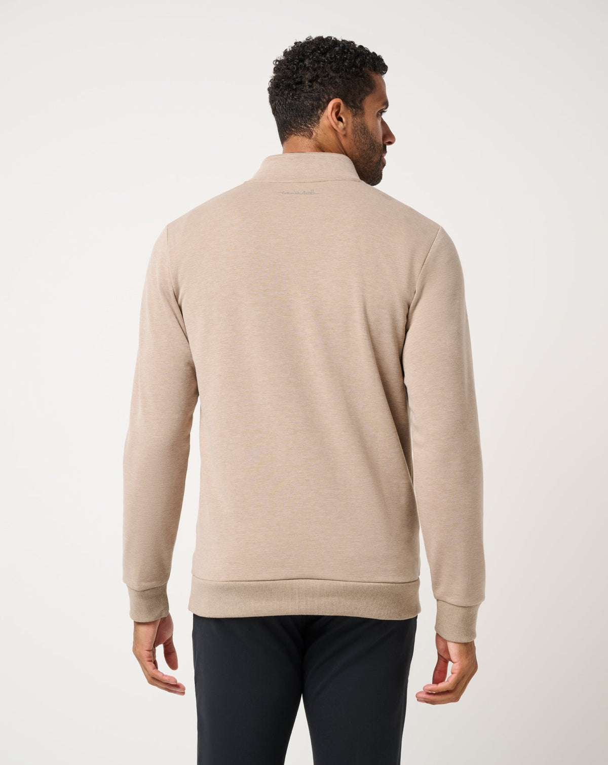 Cloud Quarter Zip 2.0 Heather Portabella Brown | Travis Mathew