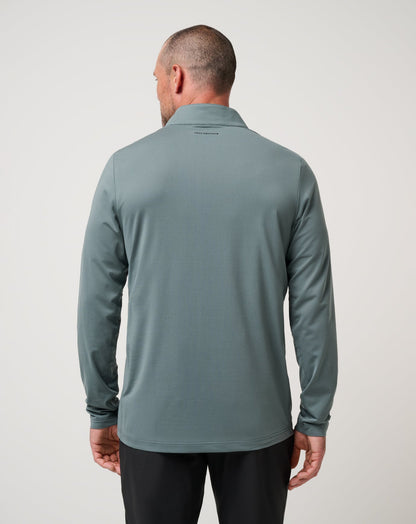 Heater Pro Quarter Zip Balsam Green | Travis Mathew